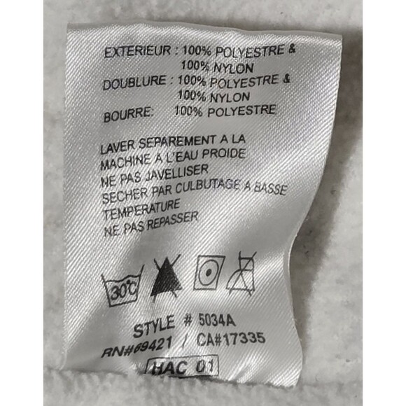 VTG Reebok Oakland Raiders On Field NFL Team Apparel Jacket Mens Size L 1/4 Zip - Picture 16 of 16